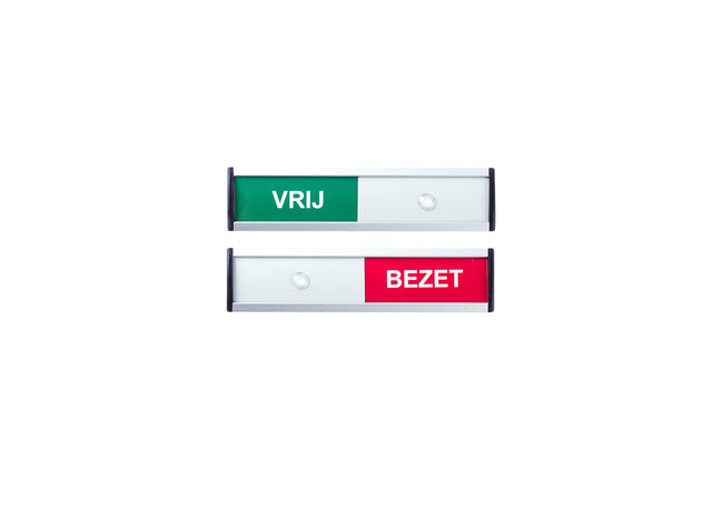 Posta - Infobord vrij/bezet 125x30mm