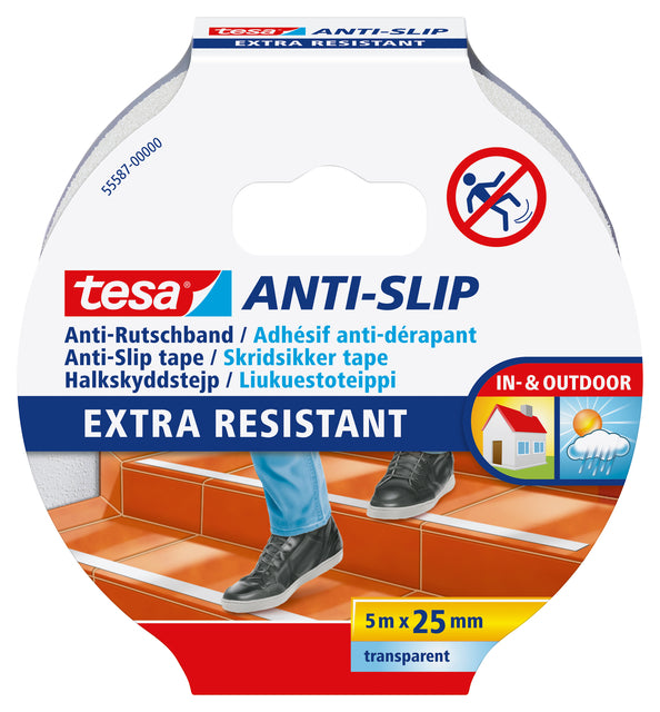 TESA - Anti -slip 55587 25 mmx5m transparent