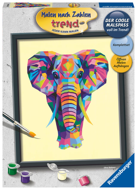 Ravensburger - Peinture par numéro Bonte Elephant