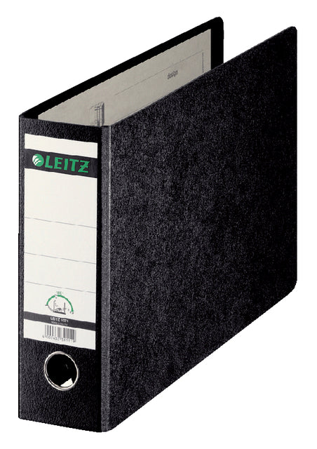 Leitz - Ordner leitz 1074 a4 dwars 77mm karton zwart