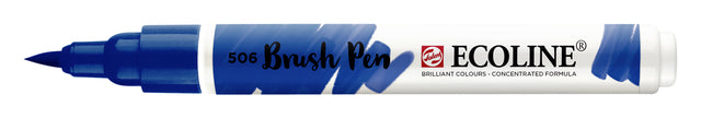 Talens - Brushpen ecoline 506 donker ultramarijn | 3 stuks