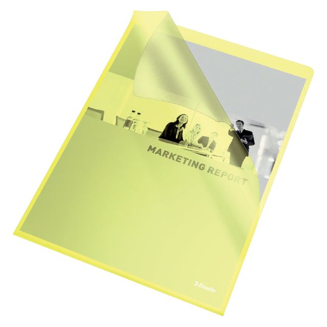 Esselte - L-Fold Standard A4 0,11 mm pp jaune