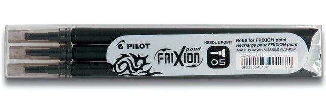 Pilote - Rollerpenfall Pilot Frixion Hi -tecpoint Black 0,25 mm | 12 pièces