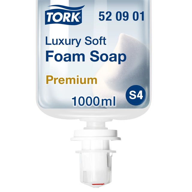 Tork - Handzeep s4 foam luxe 1ltr 520901 | 6 stuks