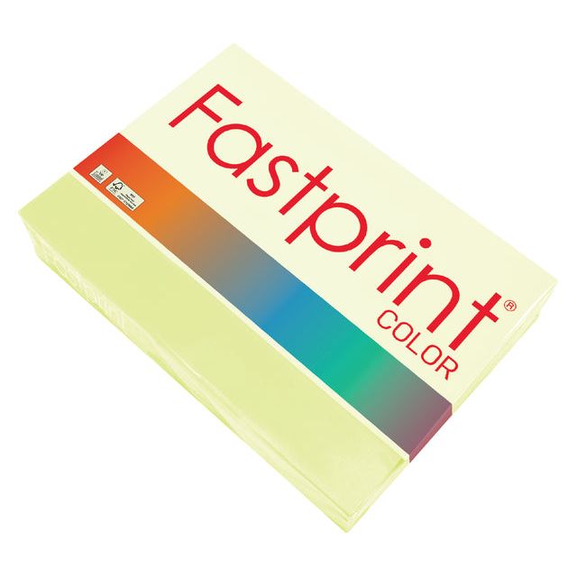 Fastprint - Copier Paper Fastprint A4 80gr Lemon jaune | Pak une feuille de 500 | 5 pièces