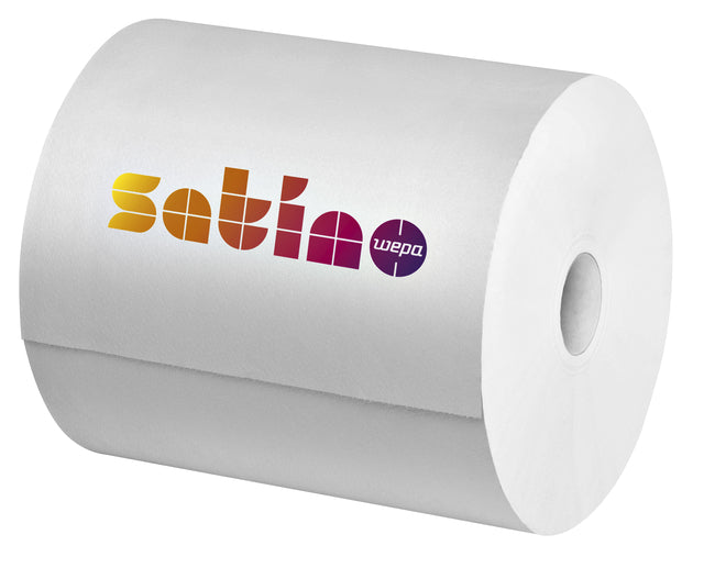 Satino par wepa - Poetsrol Satino 2 -laags 25cmx370m blanc 2 rouleaux