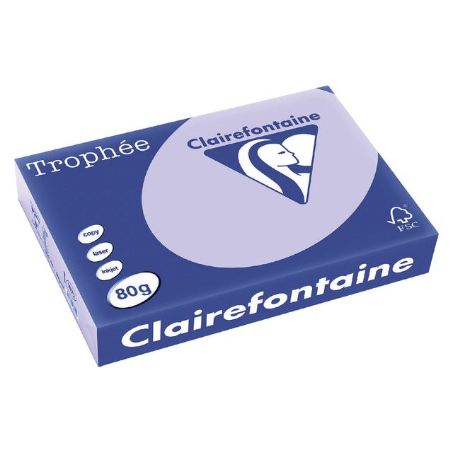 Trophee - Kopieerpapier a4 80gr lila | 5 stuks