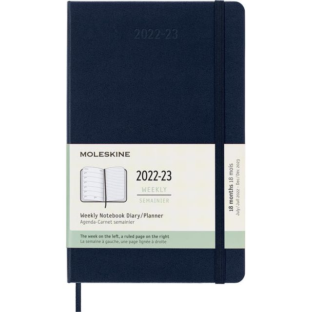 Moleskine - Agenda Notebook 2022-2023 MSK Large SC Safbl | 1 Stück