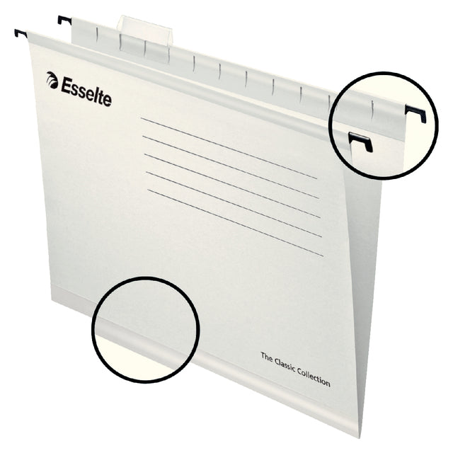 Esselte - Hangmap Classic A4 V -Soil White | 25 pièces