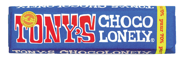 Tony's Chocolonely - Chocolade tony chocolonely puur reep 50 gr | 35 stuks