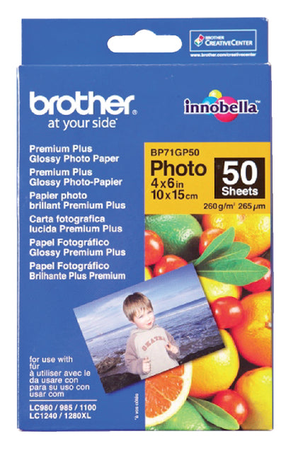 Bruder - Fotopapier bp -71 10x15cm 260g Glossy 50vel