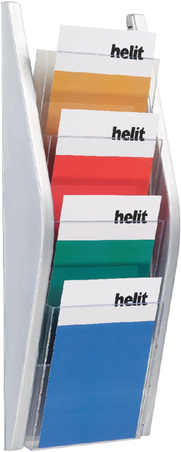 Helit - Ordnerwand 4xa5 Silber