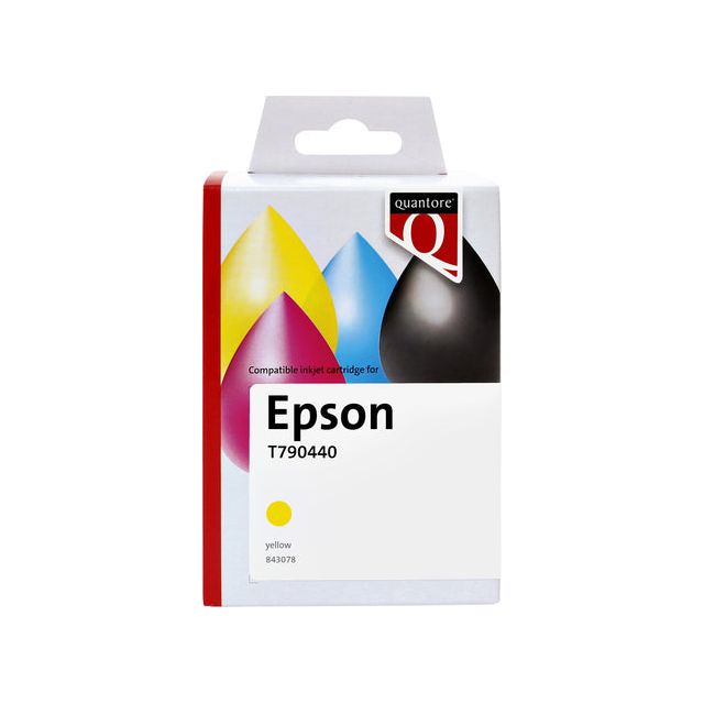 Quantore - Inktcartridge epson t790440 hc geel