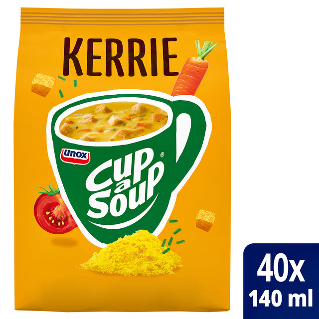 Tasse une vente à la soupe-tasse, curry, 140 ml, 40 portions sac