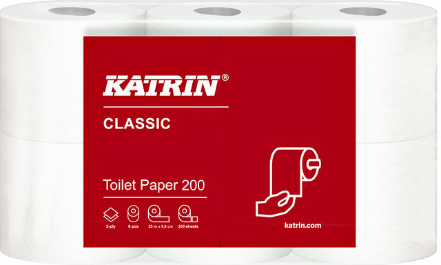 Katrin - Toiletpapier  77152 classic 2lgs 200v 48rol