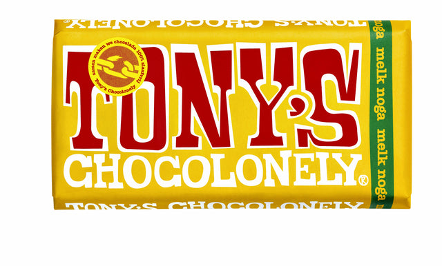 Tony's Chocolonely - Barne de chocolat 180gr Noua | 15 pièces