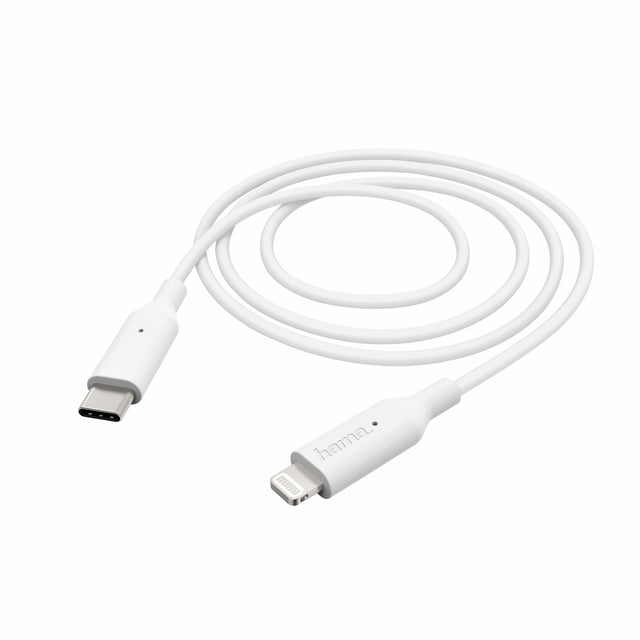 Kabel Hama USB Lightning-C 1 Meter weiß