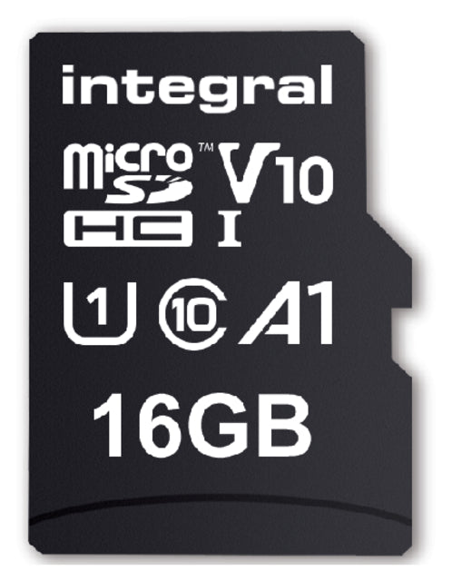 Integral - microSDHC geheugenkaart, 16 GB