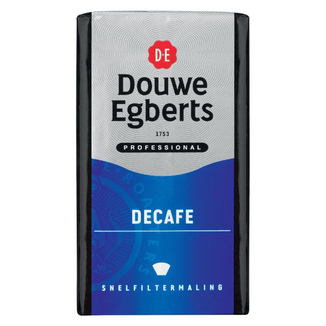 Douwe Egberts - Koffie douwe egberts snelfiltermaling decafe 250gr