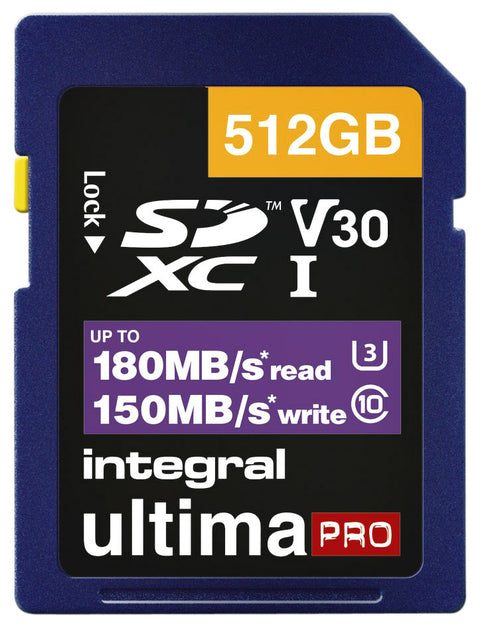 Integral - Geheugenkaart integral sdxc 512gb