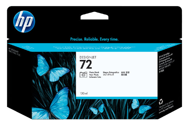 HP - Inkcartridge C9370A 72 Foto Schwarz