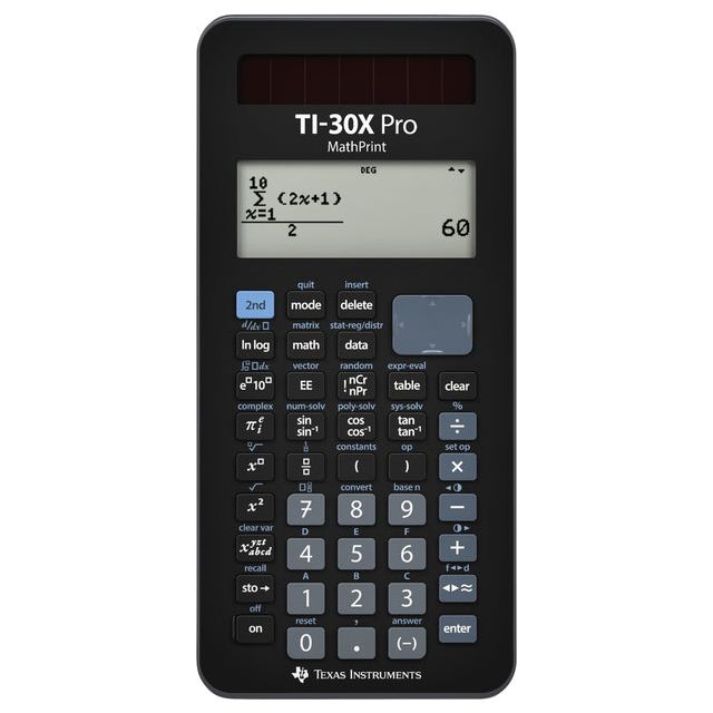 Texas Instruments - Texas Scientific Taschenrechner Ti -30x Pro Mathprint in einer Kartonbox