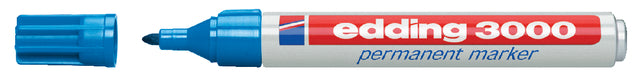 Edding - Marker permanent 3000 bleu clair