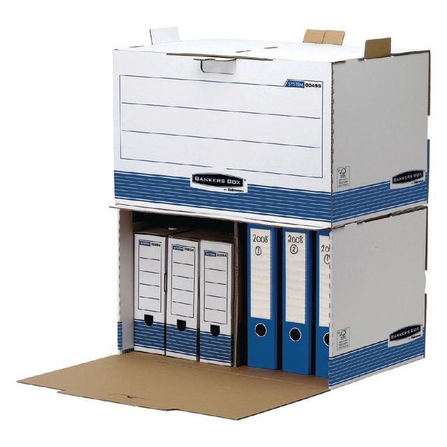 Banker Box - Archivbox, Format 54 x 32,5 x 37,5 cm, blau