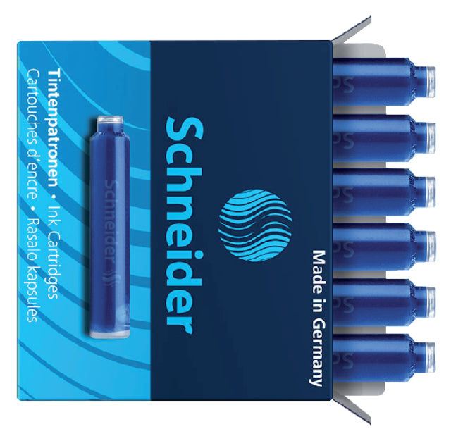 Schneider - Inktpatroon din blauw | 50 stuks