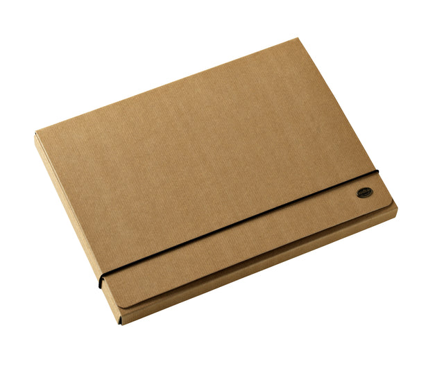 Quantore - Elastobox Kraft Linie A4 3 Ventile 850gr Brown | 5 Stücke