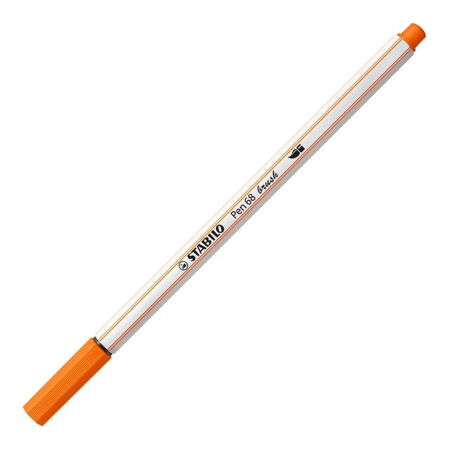 STABILO - BROSSTIFT PEN 568/30 SAILLER Vermilion | 10 pièces