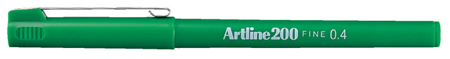 Artline - Fineliner 200 um 0,4 mm Grün | 12 Stücke