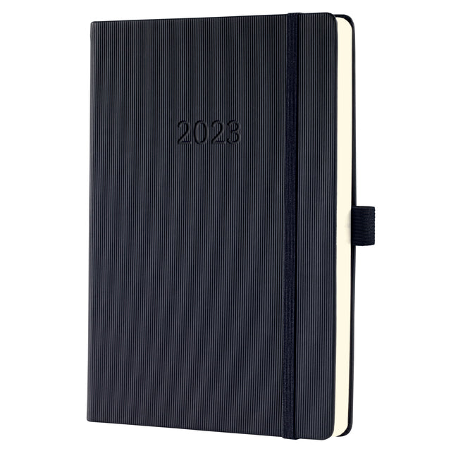 Agenda 2023 SIGEL Conceptum A5 1 jour / 1 page noir