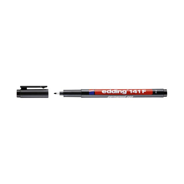 Edding - Felt -tip Edding 141 environ 0,6 mm noir | 10 pièces