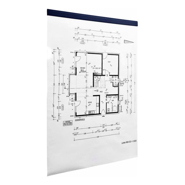 Magnetische Klemme langlebiger Durafix Rail 297mm 5 Stück Blau