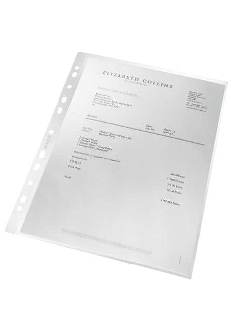 Leitz - Showtas recycler A4 11 -gats pp 0,10 mm transparent | 4 pièces