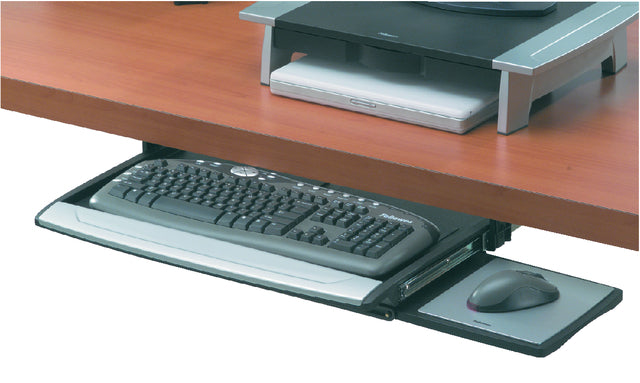 Fellowes - Clavier Plateau Suites + Muislade Black / Gray