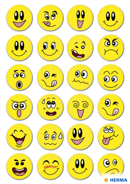 HERMA - Etiket herma 3657 smiley met wiebeleffect | 10 stuks