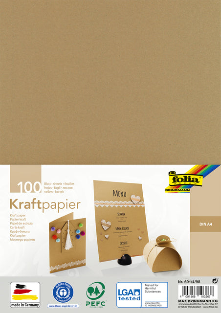 Folia Paper - Kraft Paper Folia din a4 120gr