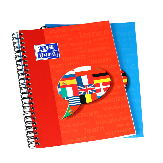 Oxford - Vocabulary Coach Spiralschrift, ft a5, 48 feuille, couleurs assorties et assorties