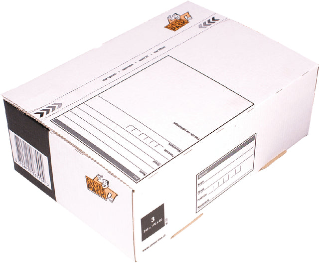 Cleverpack - Postpacks Box 3 240x170x80mm blanc