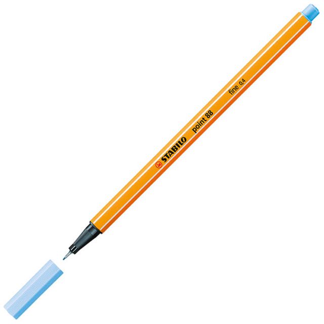 STABILO - Fineliner point 88/11 f ijsblauw | 10 stuks