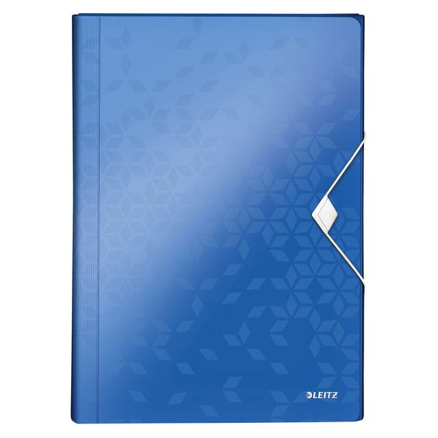 Leitz - Tri Folder wow 6 Tabs pp bleu | 5 pièces