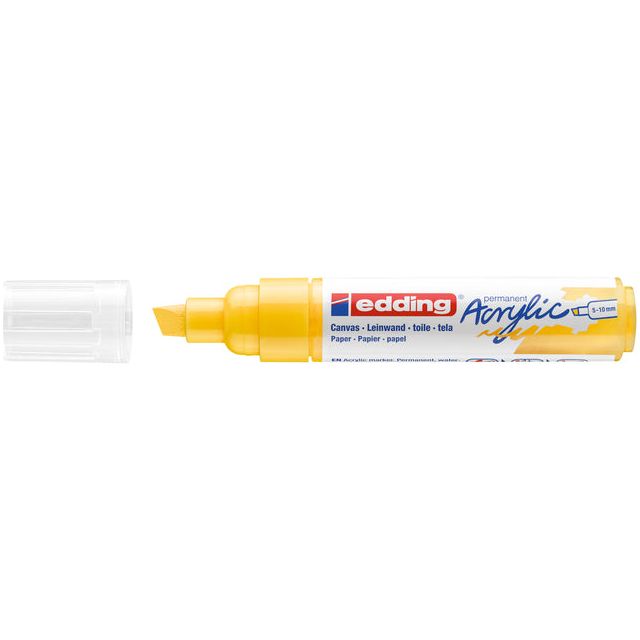 Edding - Marker acrylique Edding E -5000 Wide Traffic jaune