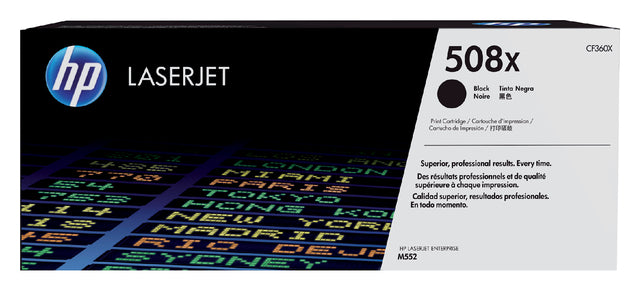 HP - Toner 508x, 12 500 Seiten, OEM CF360X, Schwarz