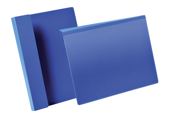 Durable - documentenhouder, met vouw, voor ft A4, liggend, blauw, doos van 50 stuks