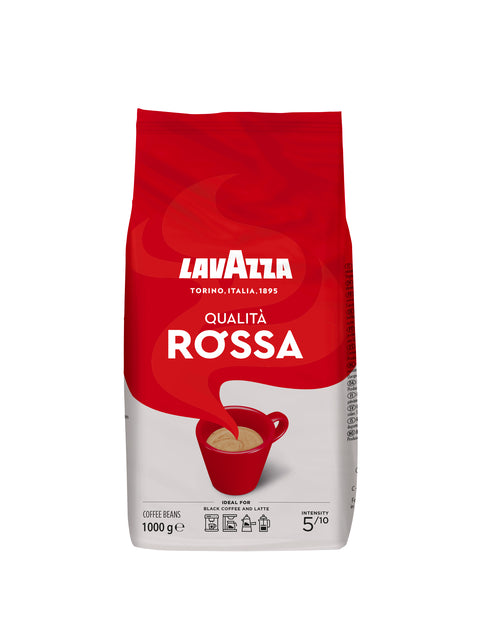 Lavazza - Coffee Beans Qualita Rossa, sac de 1 kg