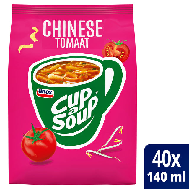 UNOX-CUP-A-A-SOUP-Maschinenbag Chinesische Tomate 140ml | 4 Stücke