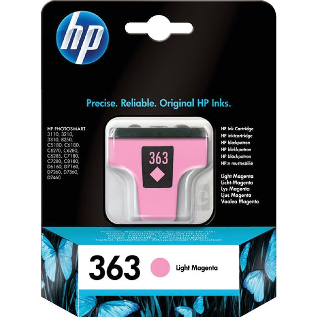 HP - Inktcartridge  c8775ee 363 lichtrood