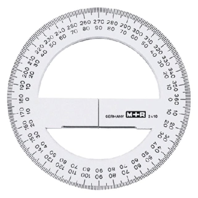 M&R - Kompasroos 150mm polyl transparant | 10 stuks